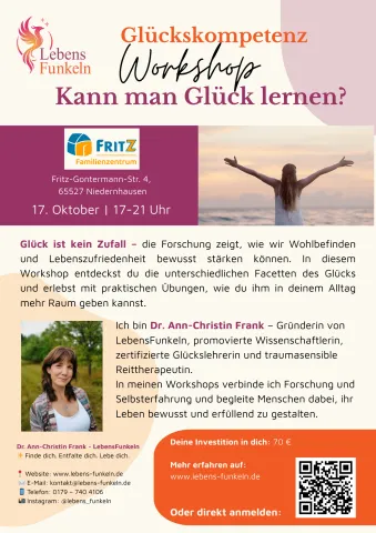 Workshop: Kann man Glück lernen?